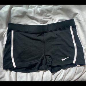 dri-fit black & white nike spandex